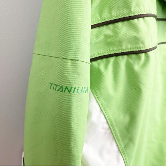 Columbia Titanium Omnitech Waterproof Breathable White Full Zip Jacket Womens XL - Picture 6 of 6